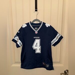 Nike Dallas Cowboys Dak Prescott #4 Jersey -Youth Size Medium - Navy